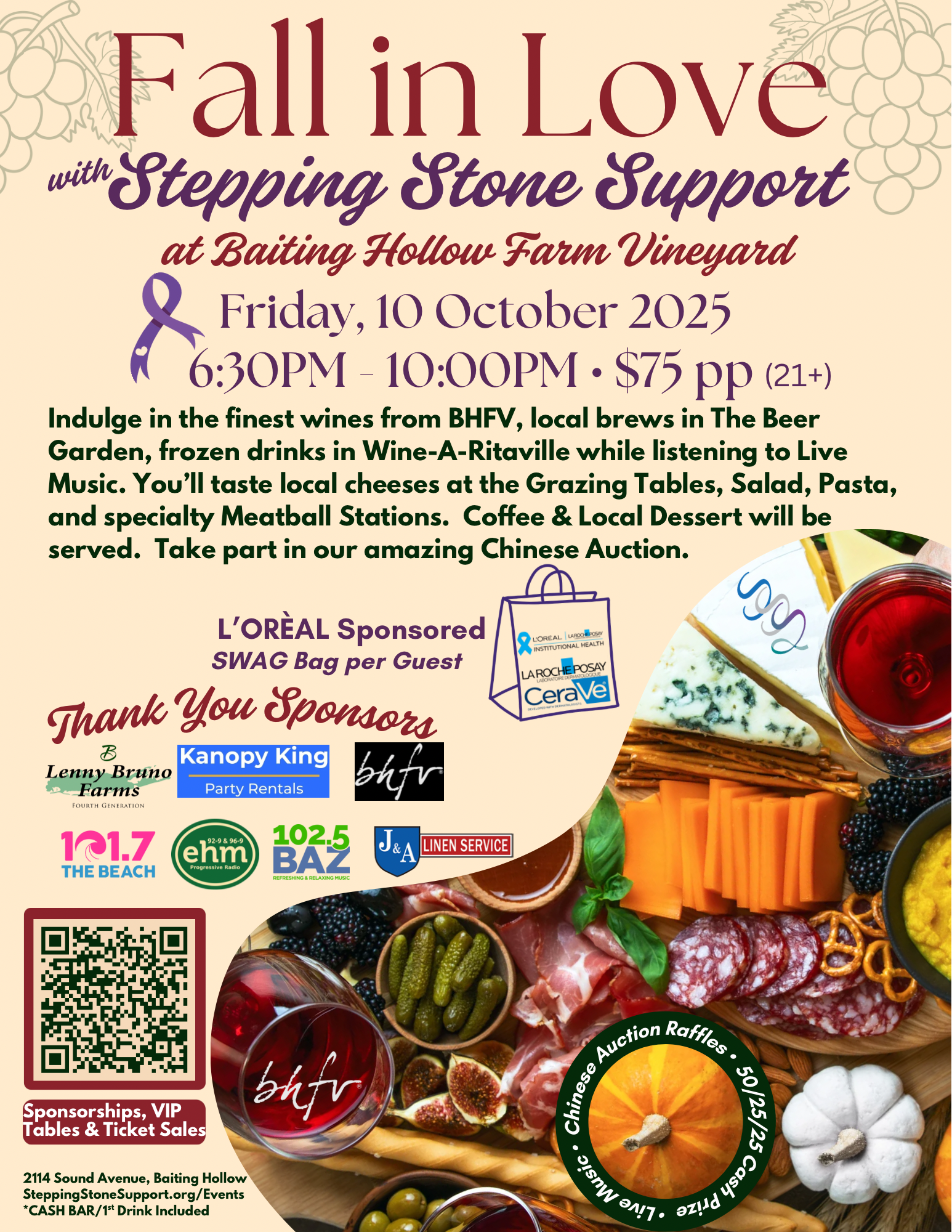 Fall in Love Event flyer